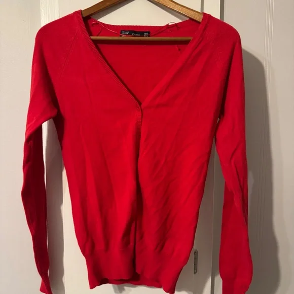 Zara Red Sweater - Picture 4 of 7